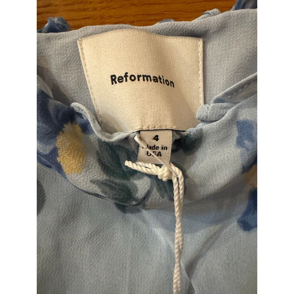 Reformation Lilibet Midi Dress - Fresh Air Floral Size 4 NEW - Picture 5 of 6